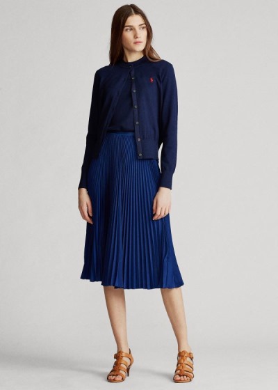 Women's Polo Ralph Lauren Pleated Midi Skirts | 127065SOF